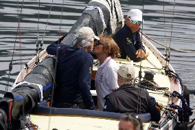 King Juan Carlos Kicks Off The Regattas - Sanxenxo