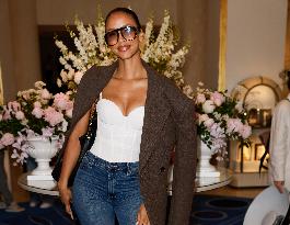 Cannes Flora Coquerel leaves Hotel Martinez MP