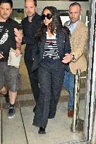 Cannes Salma Hayek At Nice Airport JR