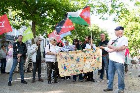 Gaza Peace March Organized By Left-Wing Collective - Troyes