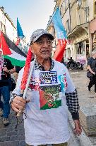 Gaza Peace March Organized By Left-Wing Collective - Troyes