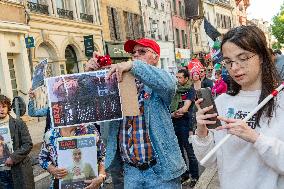 Gaza Peace March Organized By Left-Wing Collective - Troyes