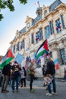 Gaza Peace March Organized By Left-Wing Collective - Troyes