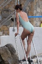 Helena Cristensen At The Eden Roc - Cannes