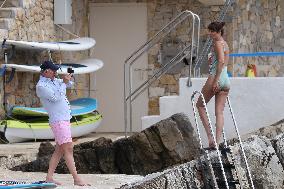 Helena Cristensen At The Eden Roc - Cannes