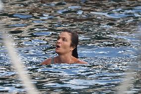Helena Cristensen At The Eden Roc - Cannes