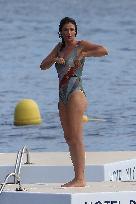 Helena Cristensen At The Eden Roc - Cannes