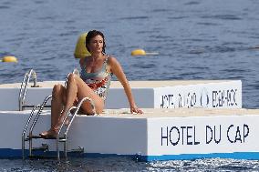 Helena Cristensen At The Eden Roc - Cannes