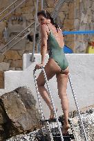 Helena Cristensen At The Eden Roc - Cannes