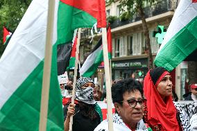 Pro-Palestinian Protest For Nakba 77th Anniversary - Paris