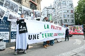 Pro-Palestinian Protest For Nakba 77th Anniversary - Paris