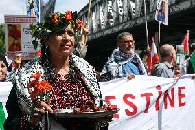 Pro-Palestinian Protest For Nakba 77th Anniversary - Paris