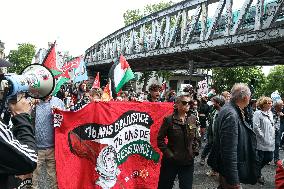 Pro-Palestinian Protest For Nakba 77th Anniversary - Paris