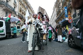 Pro-Palestinian Protest For Nakba 77th Anniversary - Paris