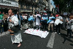 Pro-Palestinian Protest For Nakba 77th Anniversary - Paris