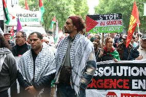 Pro-Palestinian Protest For Nakba 77th Anniversary - Paris