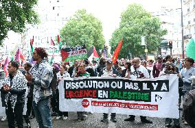 Pro-Palestinian Protest For Nakba 77th Anniversary - Paris