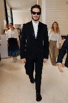 Cannes Raphael Quenard, Francois Civil, Michel Hazanavicius walk with condor from Hotel Martinez MP