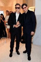 Cannes Raphael Quenard, Francois Civil, Michel Hazanavicius walk with condor from Hotel Martinez MP
