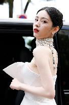 Cannes Zhou Ye leaves Hotel Martinez MP