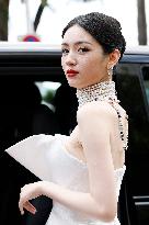 Cannes Zhou Ye leaves Hotel Martinez MP