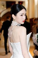 Cannes Zhou Ye leaves Hotel Martinez MP