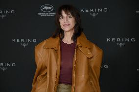 Cannes - Charlotte Gainsbourg Photocall For Women in Motion Talk