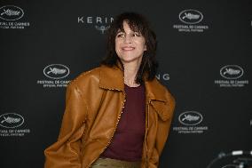 Cannes - Charlotte Gainsbourg Photocall For Women in Motion Talk