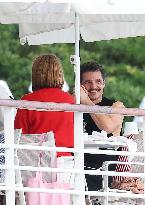 Cannes - Pedro Pascal At Eden Roc Restaurant