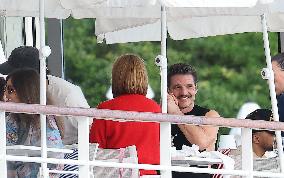 Cannes - Pedro Pascal At Eden Roc Restaurant