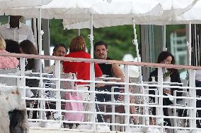 Cannes - Pedro Pascal At Eden Roc Restaurant