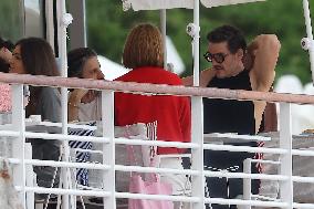 Cannes - Pedro Pascal At Eden Roc Restaurant