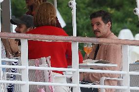 Cannes - Pedro Pascal At Eden Roc Restaurant