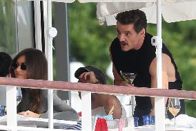 Cannes - Pedro Pascal At Eden Roc Restaurant