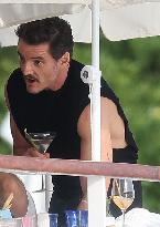 Cannes - Pedro Pascal At Eden Roc Restaurant