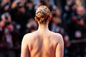 Cannes Jennifer Lawrence at Die My Love Red Carpet  AAR
