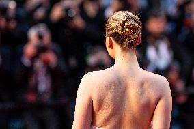 Cannes Jennifer Lawrence at Die My Love Red Carpet  AAR