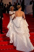 Cannes Jennifer Lawrence at Die My Love Red Carpet  AAR