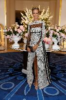 Cannes Victoria Hervey leaves Hotel Martinez MP