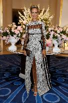 Cannes Victoria Hervey leaves Hotel Martinez MP