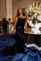 Cannes Naomi Ackie leaves Hotel Martinez MP