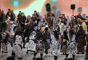 Ainu dance performance at Osaka expo