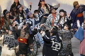 Ainu dance performance at Osaka expo