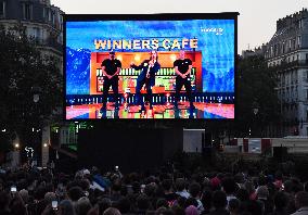 Eurovision Party At Place De La Bastille - Paris