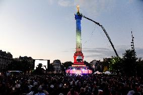 Eurovision Party At Place De La Bastille - Paris