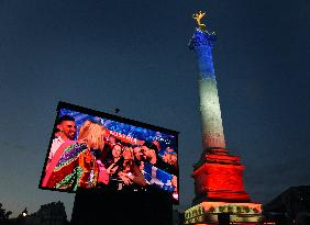 Eurovision Party At Place De La Bastille - Paris