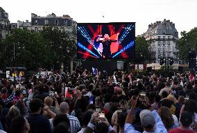 Eurovision Party At Place De La Bastille - Paris