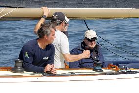 King Juan Carlos Kicks Off The Regattas - Sanxenxo
