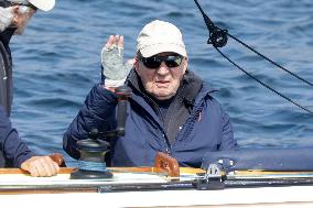 King Juan Carlos Kicks Off The Regattas - Sanxenxo