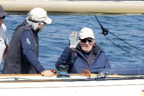 King Juan Carlos Kicks Off The Regattas - Sanxenxo